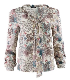 светла блуза в щампа BOGDANA