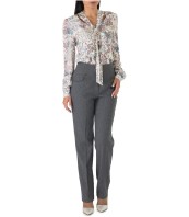 светла блуза в щампа BOGDANA