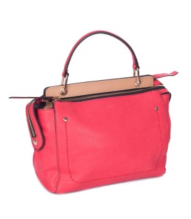 червена чанта LARA