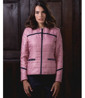 Розово късо яке GLAMOUR