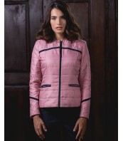 Розово късо яке GLAMOUR