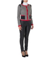 черен кожен панталон NEXUS