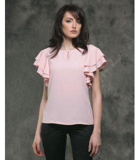 розова блуза BUBLE