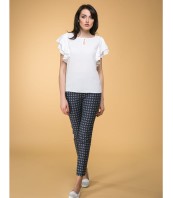 бяла блуза BUBLE