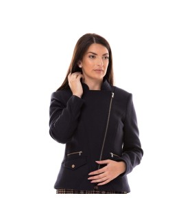 вълнено яке с цип VIA