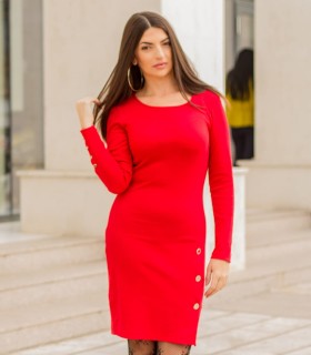 червена рокля KASTA