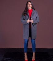 сиво палто ZOQ