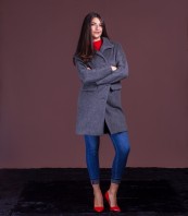 сиво палто ZOQ