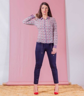 риза с червени цветя BOSNA