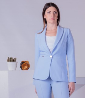 светлосиньо сако SASIA
