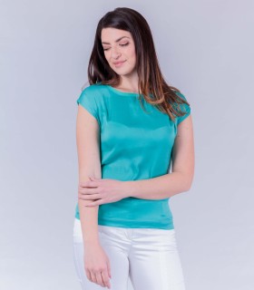 блуза в резедав цвят AGATA