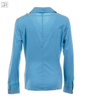 Синя памучна риза Doly