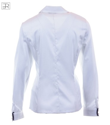 Бяла памучна риза Doly