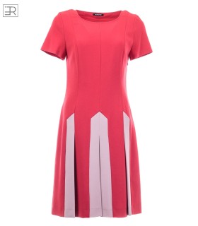 Двуцветна рокля - синьо и бежаво от Етере. Бъдете различни и истински