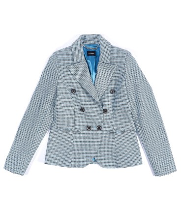 Дамско пролетно сако в каре с хастар от ЕТЕРЕ