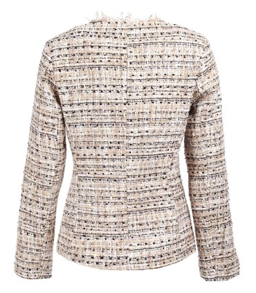 Златисто дамско сако с големи копчета от ЕТЕРЕ