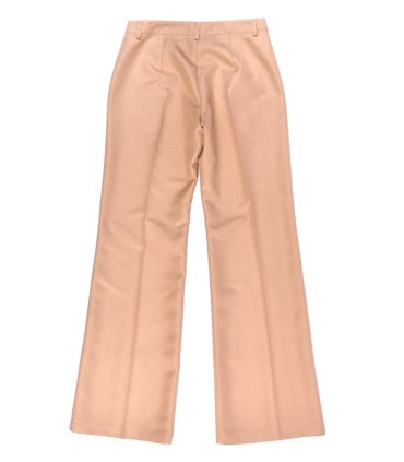 Широк дамски панталон в бежав цвят от Етере