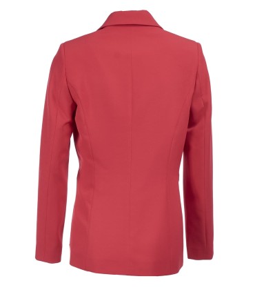 Червено дамско сако удължено SECRET