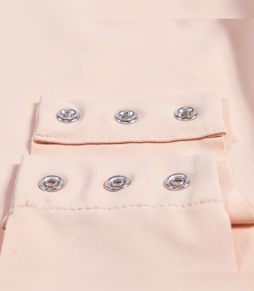 Кремава дамска блуза тип боди BERGAMO 4