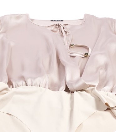 Кремаво дамско боди с официална нотка от Етере