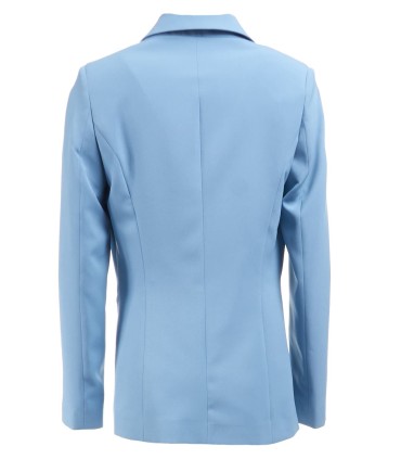 Удължено дизайнерско сако в светлосин цвят от ETERE