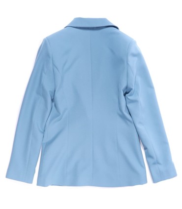 Удължено дизайнерско сако в светлосин цвят от ETERE