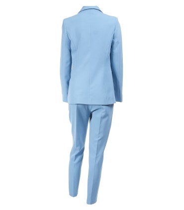 Удължено дизайнерско сако в светлосин цвят от ETERE