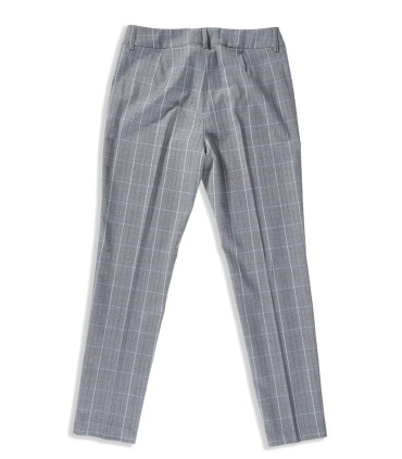 Дамски панталон в сиво каре от 100% вълна - нова колекция ЕТЕРЕ