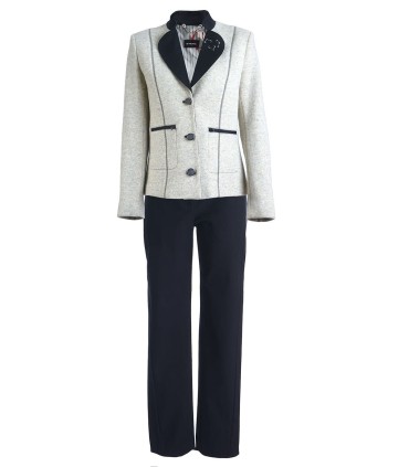 Вълнено сако вталена кройка от 100% вълна с кръпки на лактите