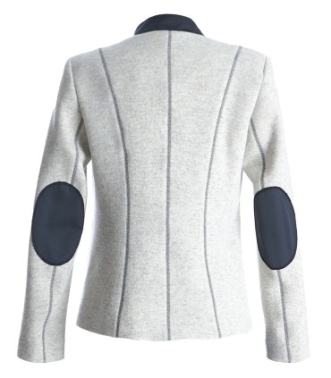 Вълнено сако вталена кройка от 100% вълна с кръпки на лактите