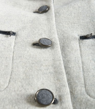 Вълнено сако вталена кройка от 100% вълна с кръпки на лактите