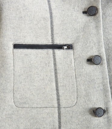 Вълнено сако вталена кройка от 100% вълна с кръпки на лактите