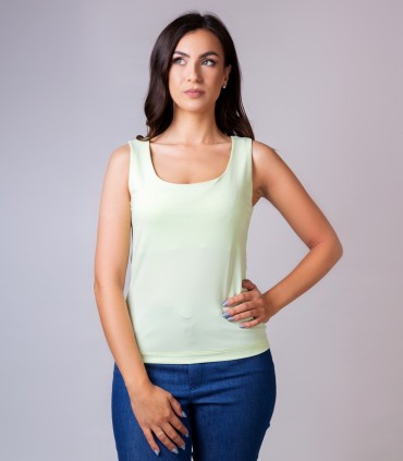 Летен резедав топ от еластична материя