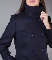 Късо тъмносиньо дамско палто от ЕТЕРЕ 2