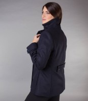 Късо тъмносиньо дамско палто от ЕТЕРЕ 3