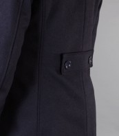 Късо тъмносиньо дамско палто от ЕТЕРЕ 9