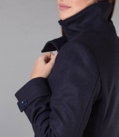 Късо тъмносиньо дамско палто от ЕТЕРЕ 11