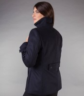 Късо тъмносиньо дамско палто от ЕТЕРЕ 12