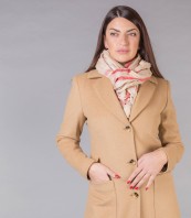 Класическо бежаво бизнес палто GAL 3