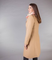 Класическо бежаво бизнес палто GAL 8