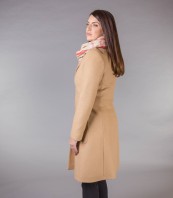 Класическо бежаво бизнес палто GAL9