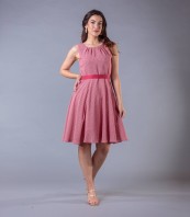 Малинова лятна рокля MATEA