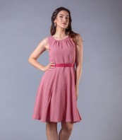 Малинова лятна рокля MATEA
