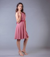 Малинова лятна рокля MATEA