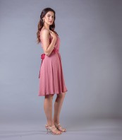 Малинова лятна рокля MATEA