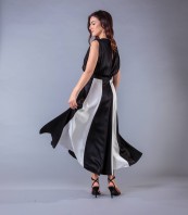 Дамска елегантна ефектна дълга рокля MAXI