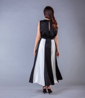 Дамска елегантна ефектна дълга рокля MAXI