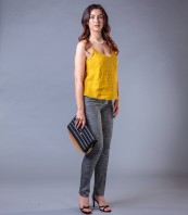 Стилен дамски сив панталон