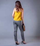 Стилен дамски сив панталон