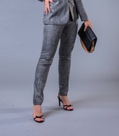 Стилен дамски сив панталон